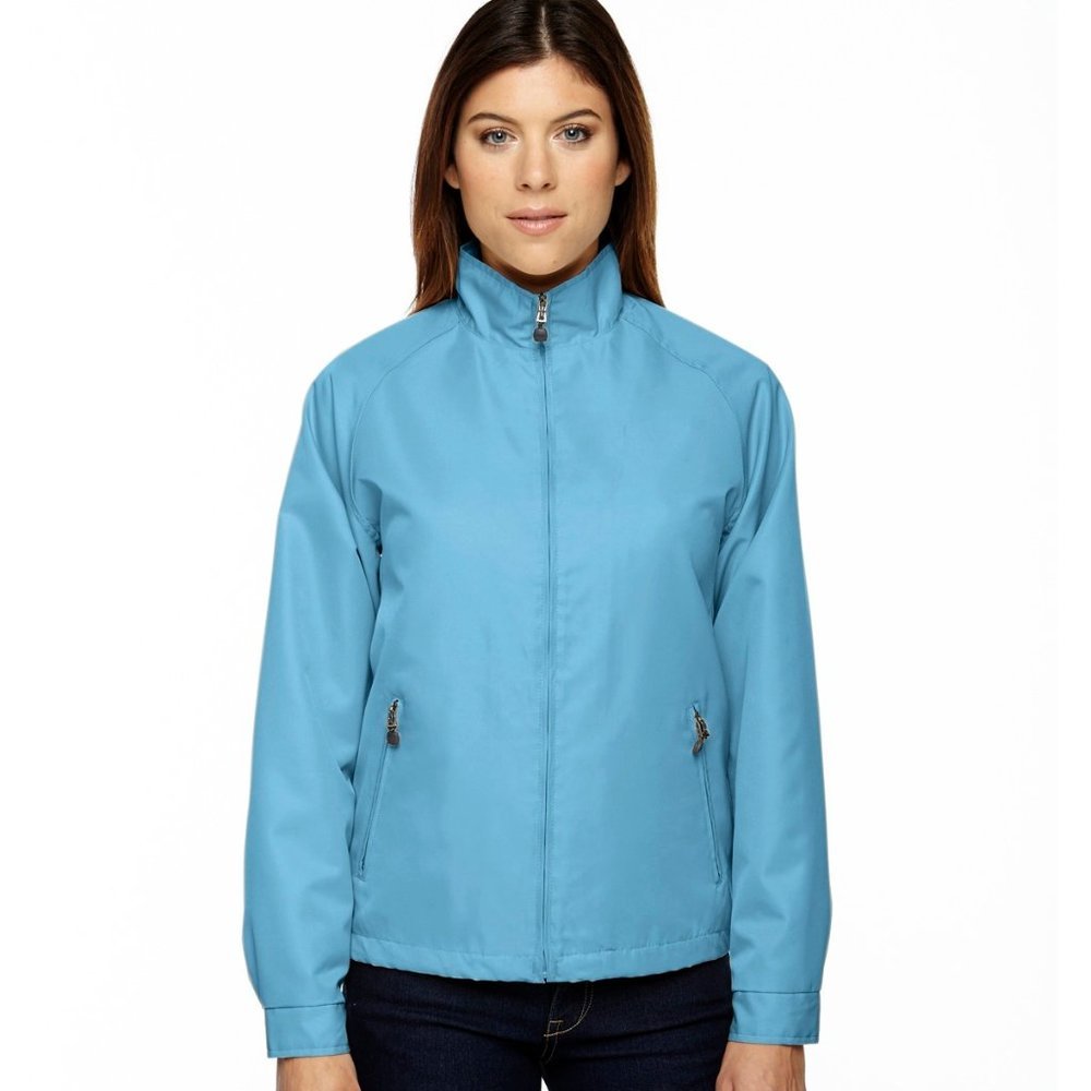 North End Ladies Mid-Length Micro Twill Jacket